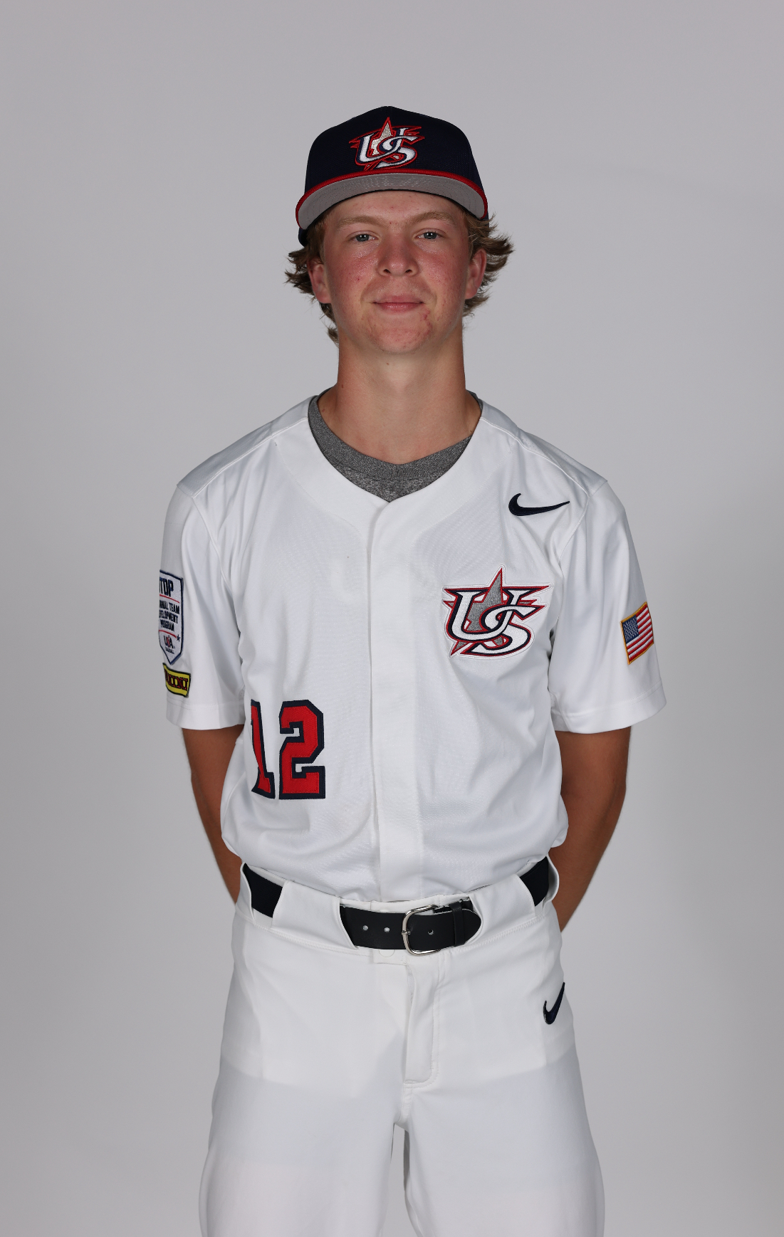 Jackson Beatty in USA Baseball National Team Development Program uniform